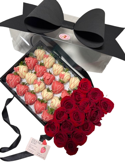 Crimson bow Box